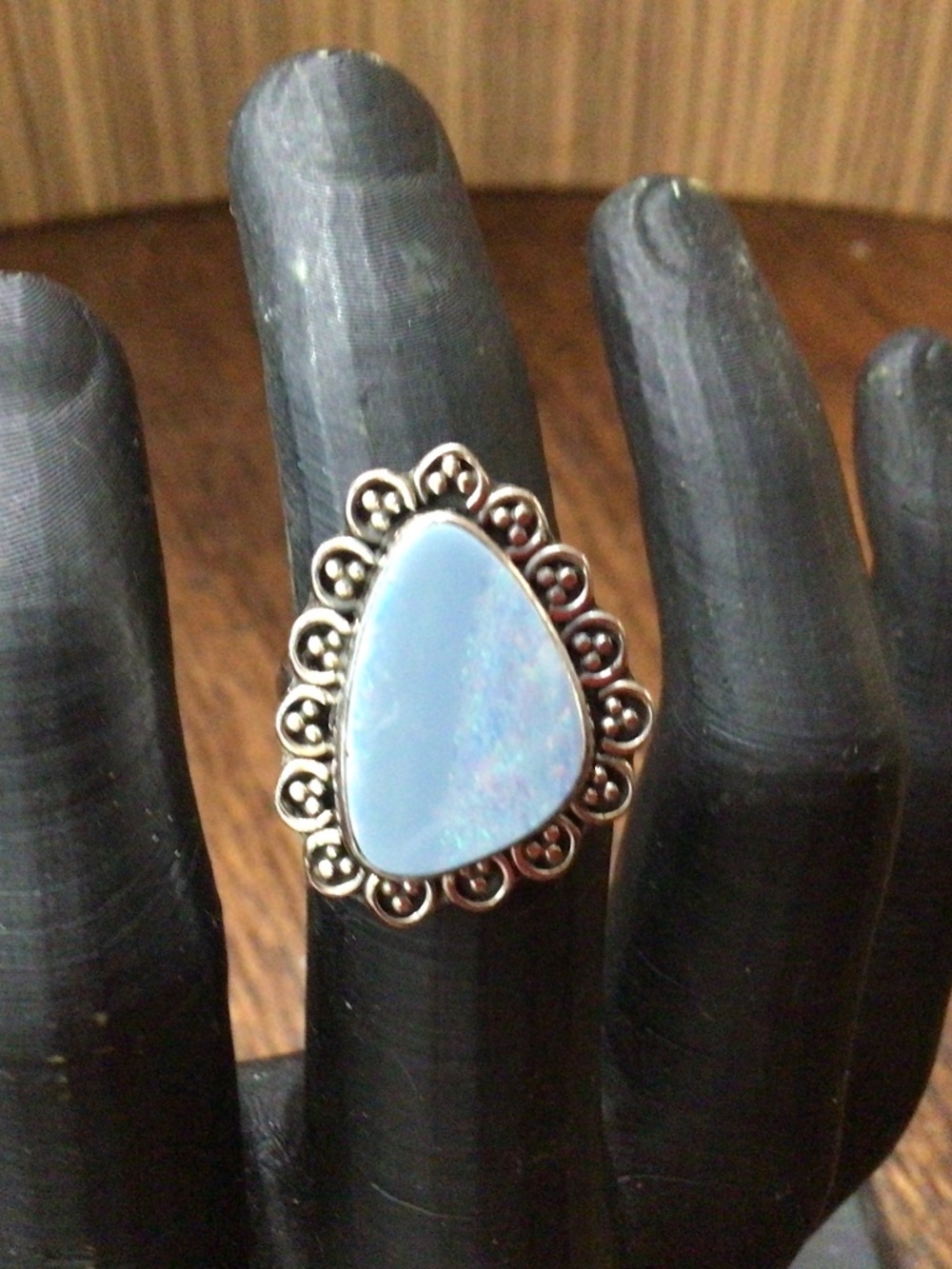 Fashion ring in Native American style. Size 7. Great shape.